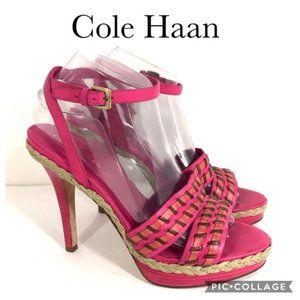 Cole Haan Nike Air Vanessa pink heels 8B